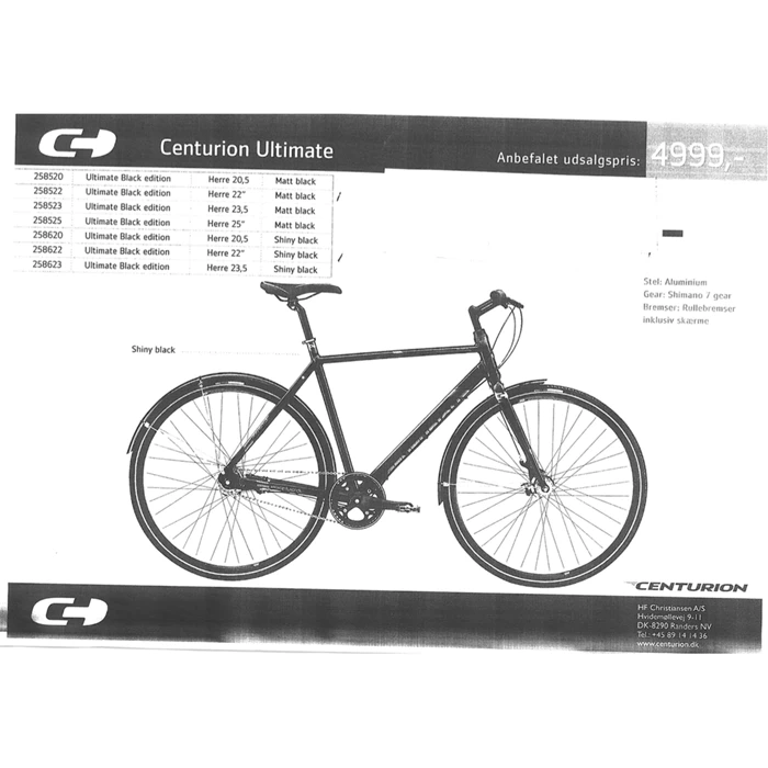 Centurion Ultimate cykel fra HV Care